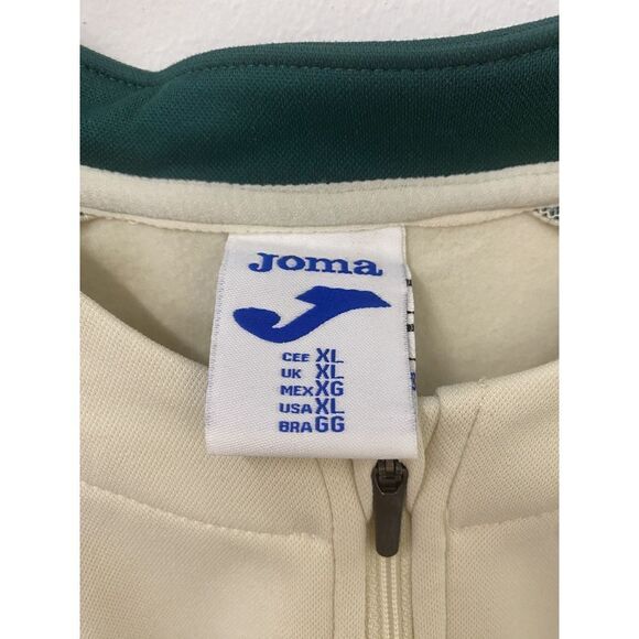 Mens Joma Sweatshirt 1/4 Zip Hibernian FC Soccer Club Edinburgh Scotland XL HTF - Picture 6 of 11